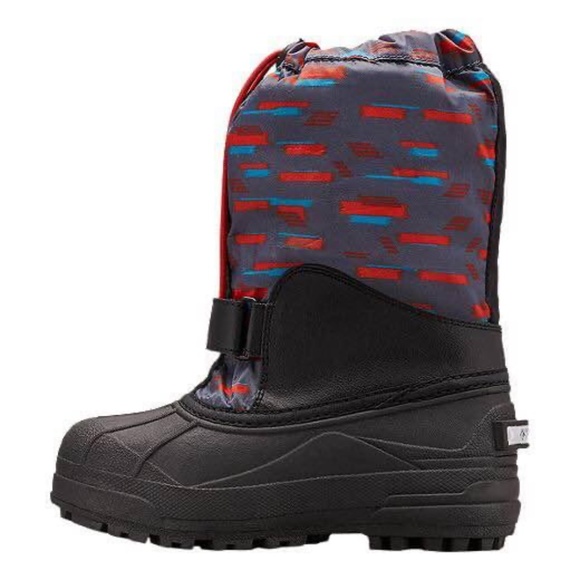 BRAND NEW youth Columbia powerbug forty print snow winter boots size 2Y - Picture 2 of 9